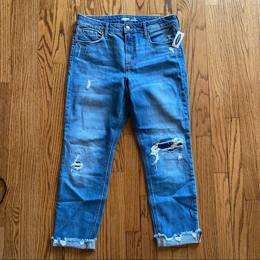 NWT Old Navy high rise Power Slim Straight jeans
